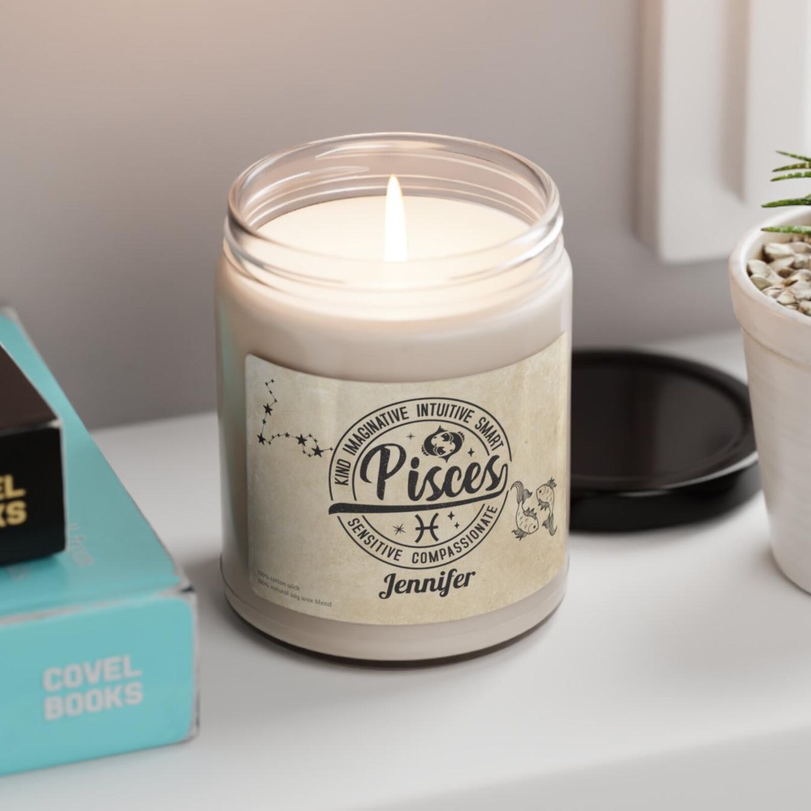 Pisces Candle