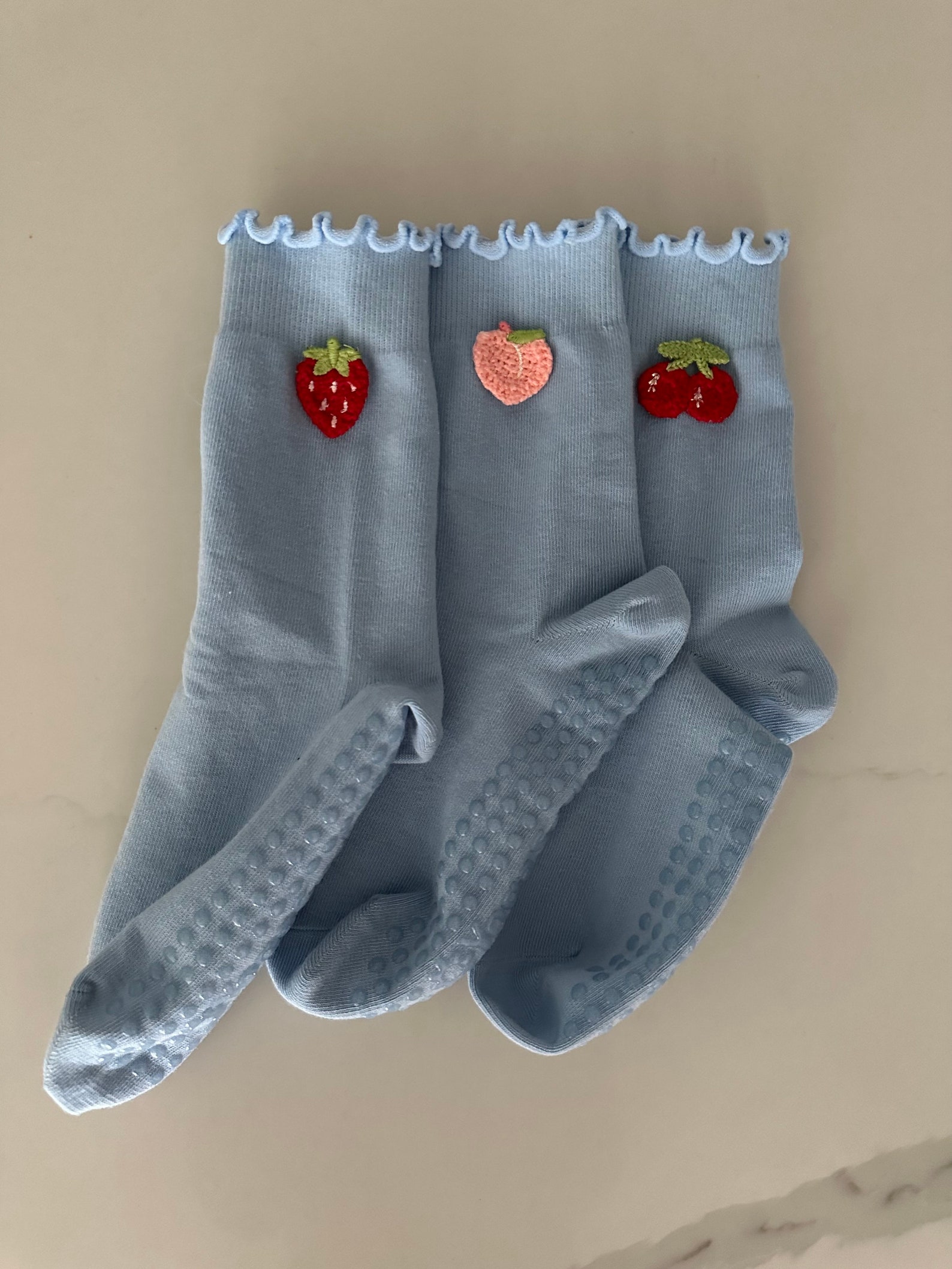 Ballerina Pilates Socks - Blue