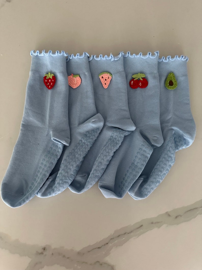 Ballerina Pilates Socks - Blue main image 1