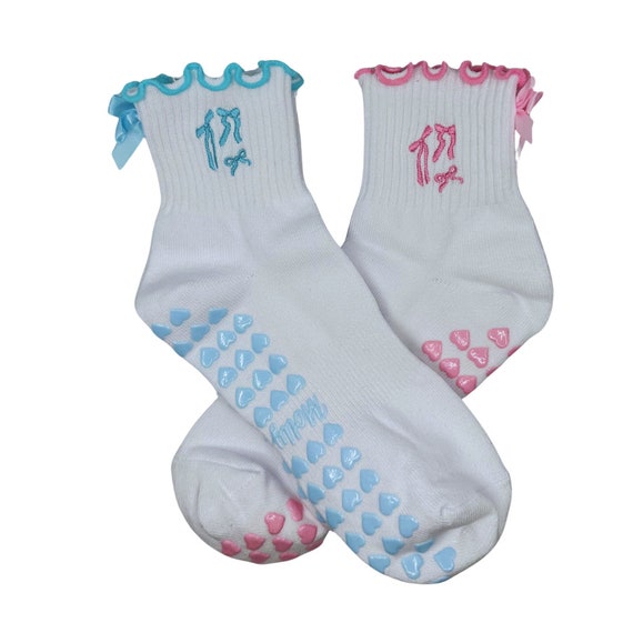 Pilates Socks With Grips For Women Cute Non Slip Yoga Socks With Grippers On Bottom Grippy And Non Skid Barre Hospital Slipper Sticky Socks For Workouts 4pack P 176097668