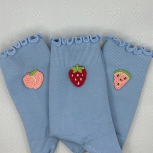 Pack of 3 trendy blue grip socks for pilates, yoga, barre, lagree or dance.