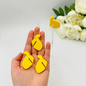 10pcs lemon drink toppers Mediterranean themed party glass markers Citrus Baby shower party decors Main squeeze bridal shower wine charms