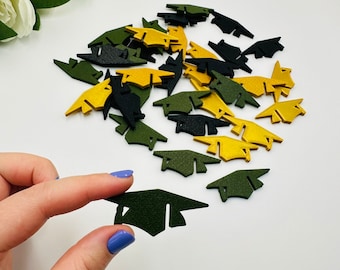 40 grad cap glass toppers Graduation party drink tags for Class of 2024 glass charms Decors for student grad from College party glass marker