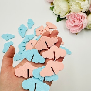 10 cloud shape glass toppers Cloud party drink tags for guests Cloud shape glass charms Cloud baby boy shower decorations Cloud glass marker