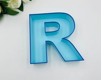 Fillable 8" letter tray Birthday numbers decoration Empty charcuterie tray Anniversary numbers for party Letters for filling dessert tray