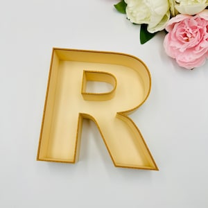 Fillable letter tray for Birthday numbers decoration Empty number charcuterie tray Anniversary numbers for party Letters for filling dessert
