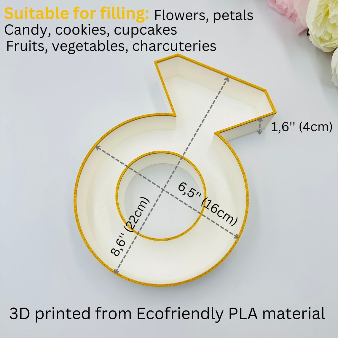 Fillable Ring Shape Tray Engagement Surprise Decorations Will You Merry ...