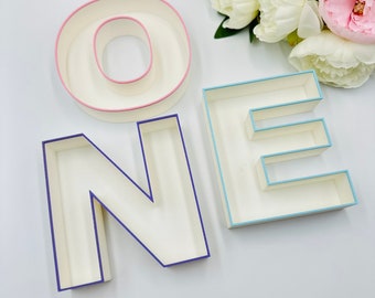 Fillable letter tray for Birthday numbers decoration Empty number charcuterie tray Anniversary numbers for party Letters for filling dessert