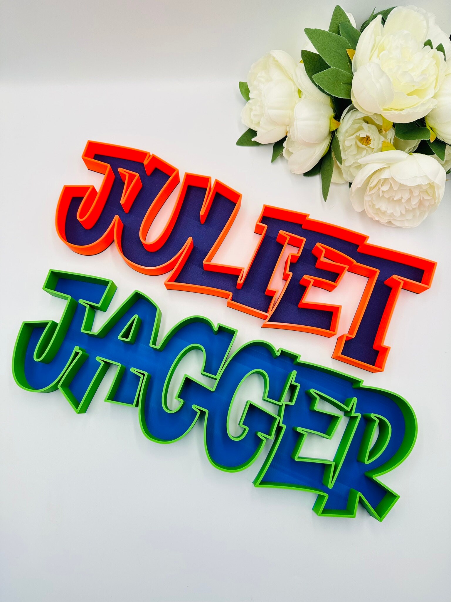 Fillable Kids Name Tray Birthday Decoration for Children Empty Name ...