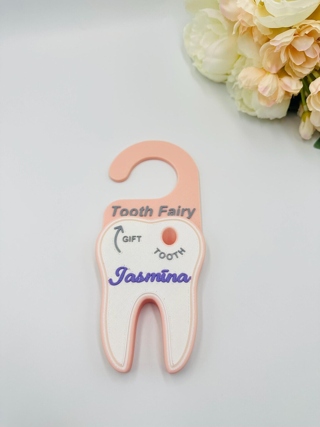 Custom Name Tooth Fairy Hanger, Kids Door Handle Tooth Holder Gift - Etsy