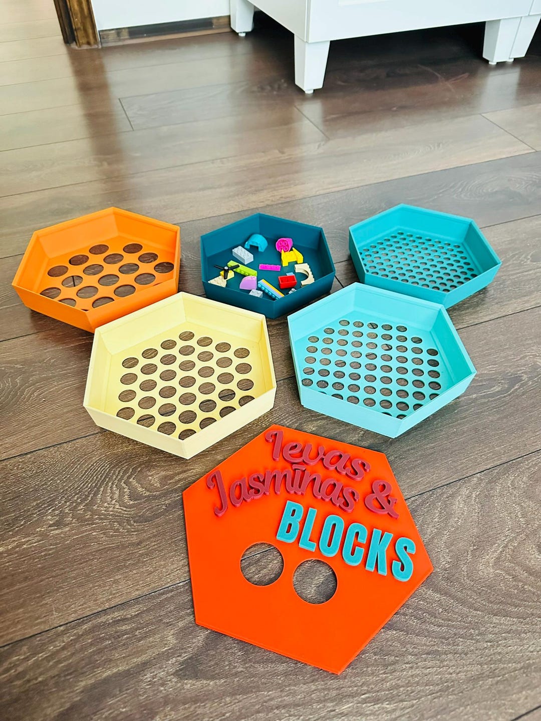 Building Block Sorter System, 5 Tier Sifting Trays With Lid, Custom ...