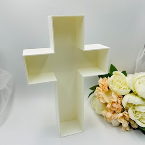 Groot formaat Christian Cross invulbaar dienblad: dooptafeldecor, kerkbijeenkomsten, communie