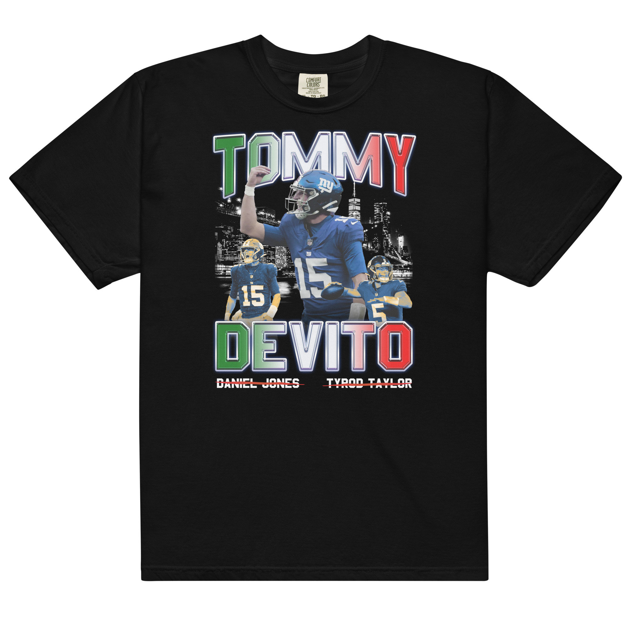 Tommy Devito New York Giants Quarter Back Italian 90s Style Tee - Etsy