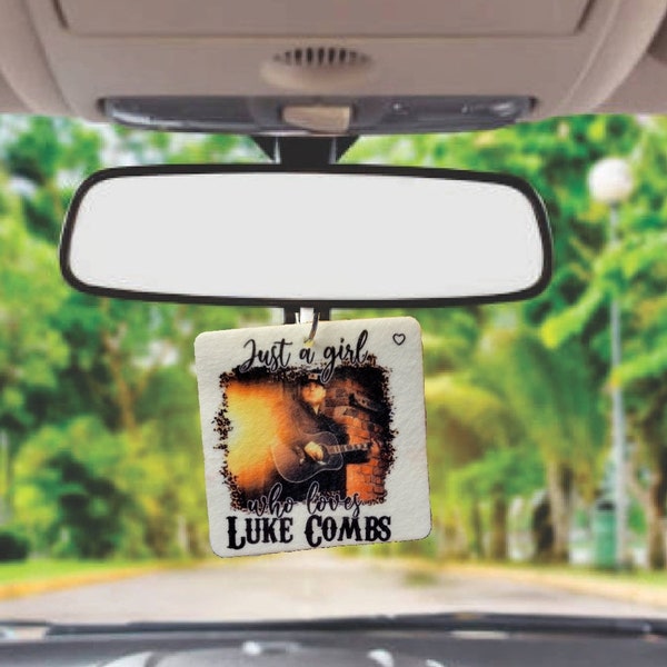Luke Combs Air Freshener , Peace Love Luke Combs, country music, Hot Country, when it rains it pours, beautiful crazy, hurricane
