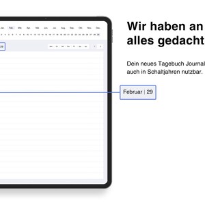 Digitales Tagebuch Journal PDF auf Deutsch für GoodNotes iPad Bild 5