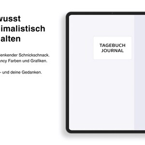 Digitales Tagebuch Journal PDF auf Deutsch für GoodNotes iPad Bild 6