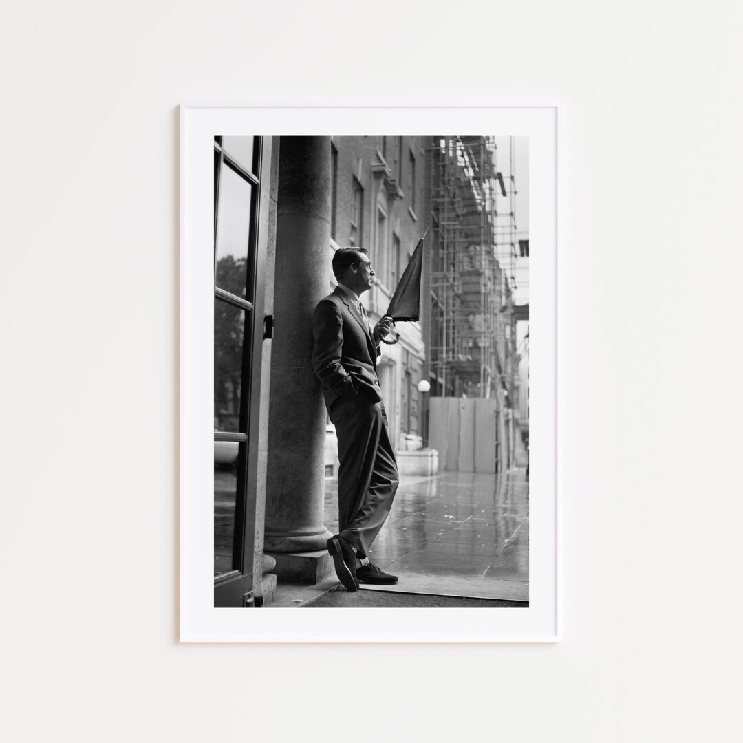 Cary Grant, Black and White Photography Prints, Cary Grant Print, Old ...