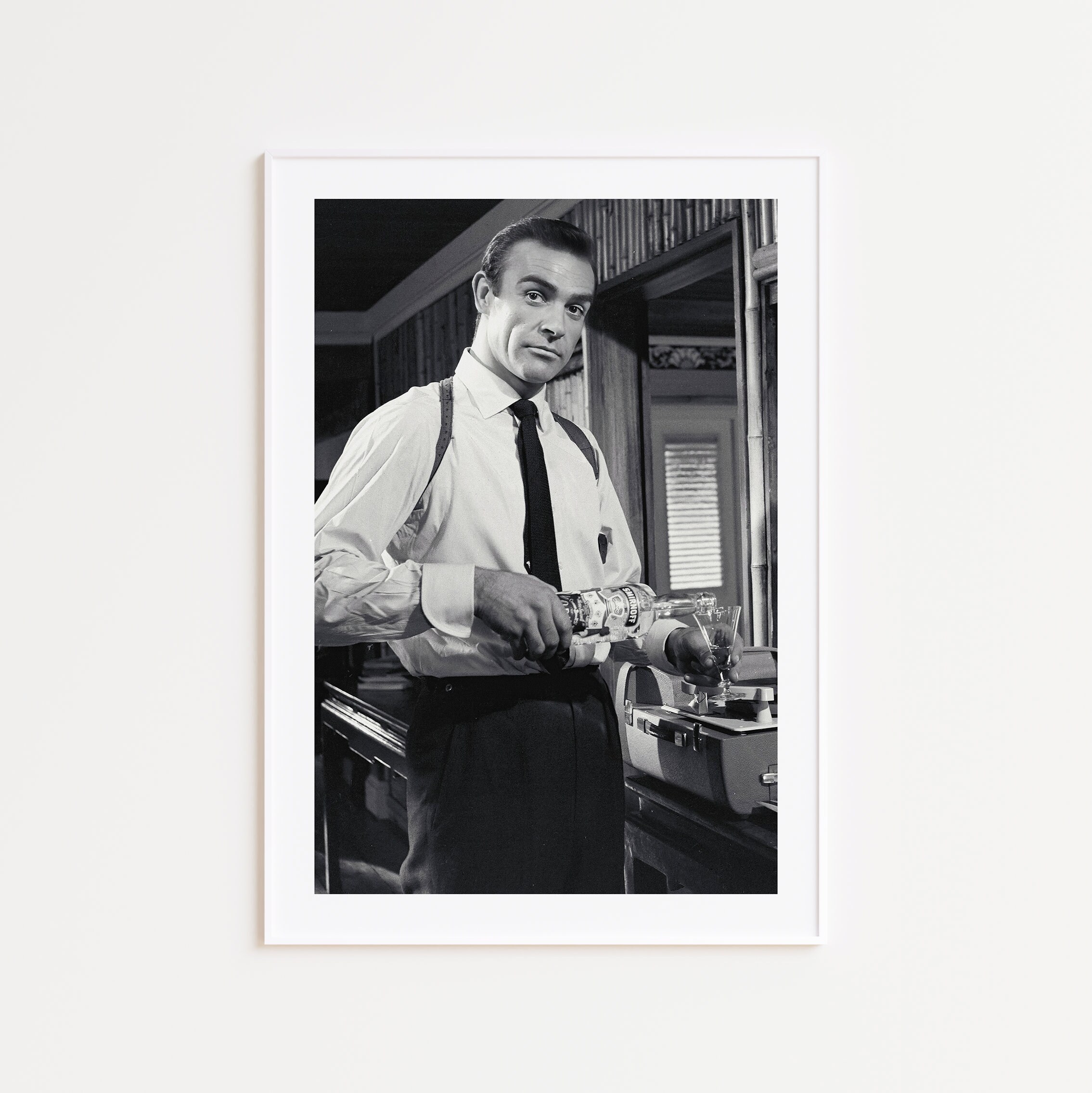 Sean Connery, Black and White Photography Prints, Sean Connery Print ...