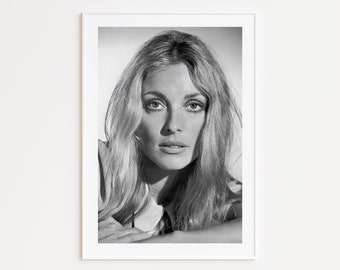 Sharon Tate Poster, Black and White Photography Prints, Old Hollywood Print, Sharon Tate, Sharon Tate Print, Photography Art, Framed Art