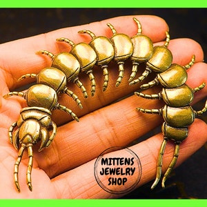 Realistic Centipede Decoration Statue • Scary Decoration • Unique Gift • Weird Decoration • Funny Decor • Desk Animal • Insect, Maggot, Gift