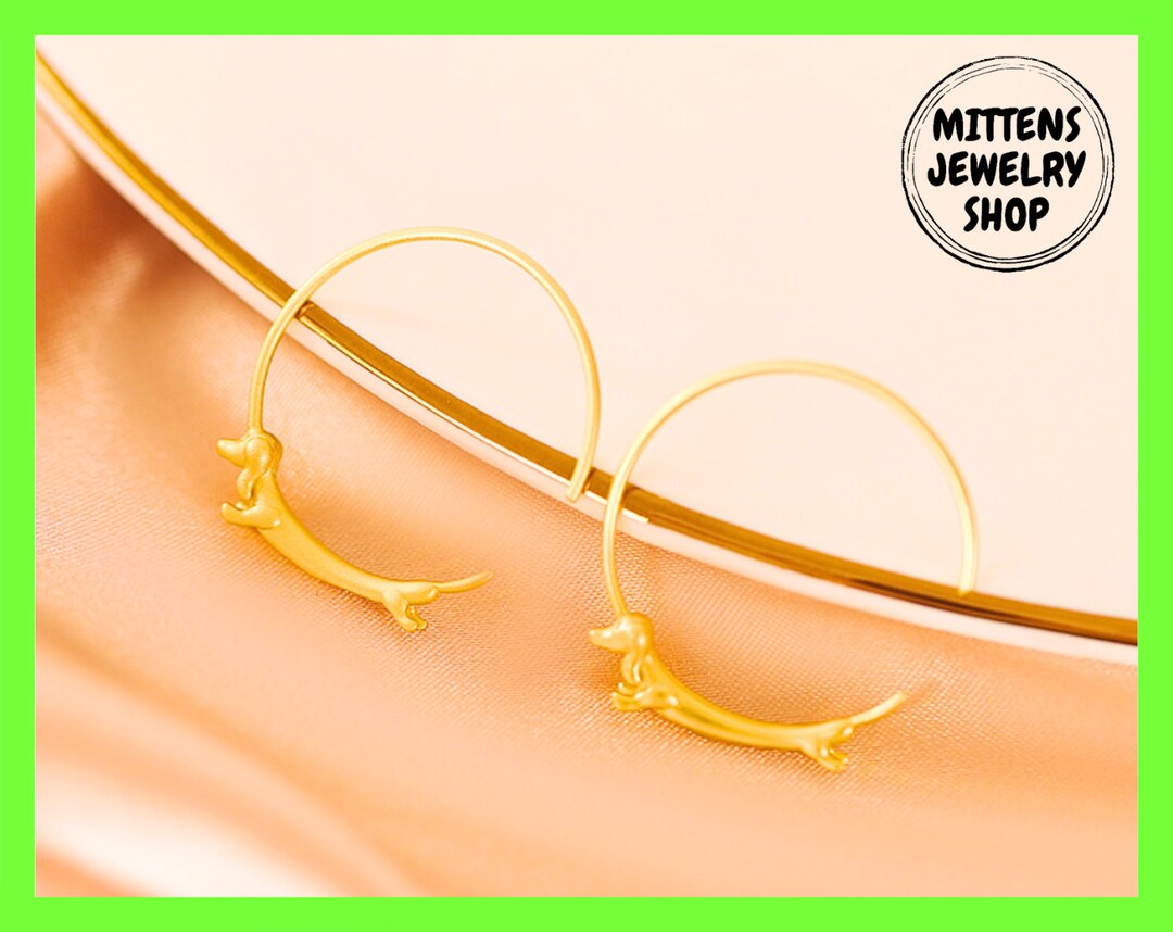Dachshund Earrings Sausage Dog Earrings Dachshund Gifts Etsy