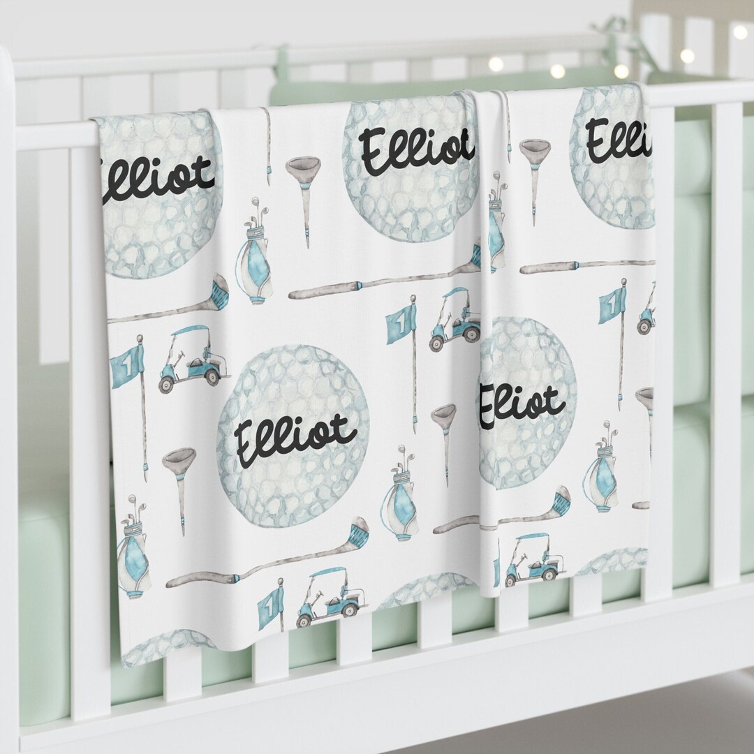 Bamboo Swaddle Blanket- Golf Things