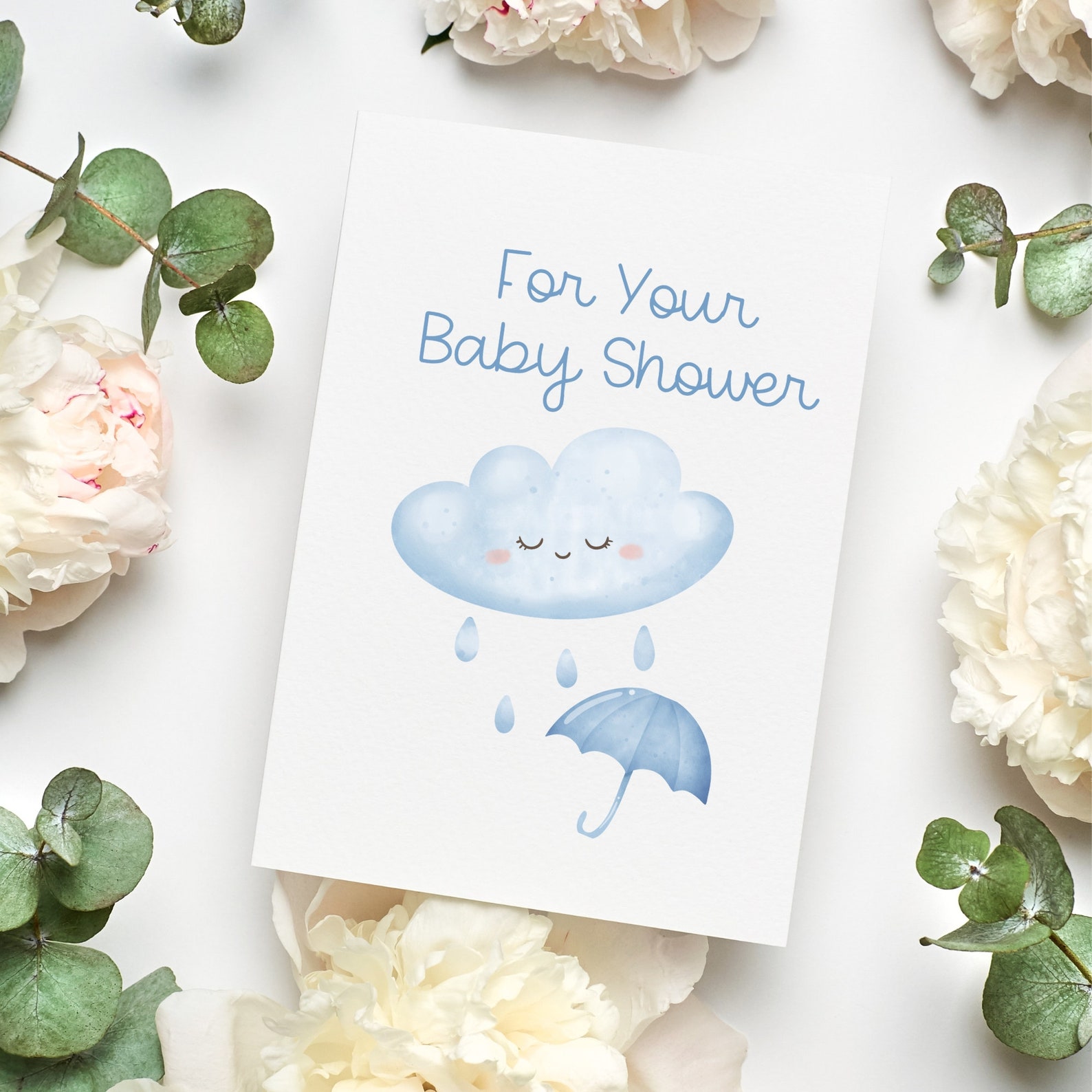 Biglietto Baby Shower Piccadilly Greetings Con Elefante, 80x110 Mm, Con Busta, Design UK - 2