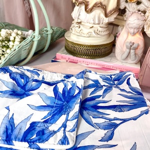 Vintage Ralph Lauren Blue Palms One Standard Pillow Sham