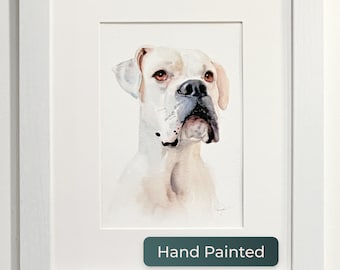 Hand-Painted Pet Portrait From Photos, Custom Watercolor Art, Made to Order Dog & Cat Painting, Family Pet Illustration, Combine Photos