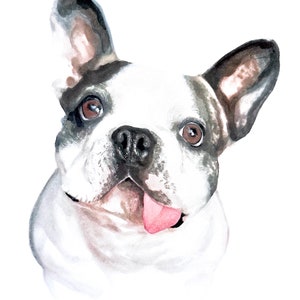 Hand-Painted Pet Portrait From Photo, Custom Watercolor Art, Made to Order Dog & Cat Painting, Family Pet Illustration, Customized image 8