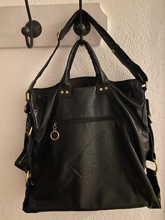 DIVA Design black handbag - Openwork pattern - To… - image 2