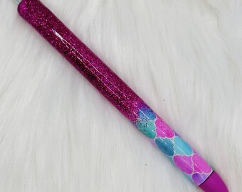 Meerjungfrau InkJoy Gel Glitzer Stift Handgemacht Unter dem Meer InkJoy Gelstift Valentinstag Geschenk funkelnden Urlaub Stift Tochter Geschenk