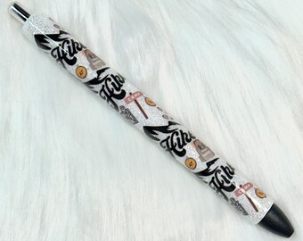 Outdoor Lover InkJoy Gel Glitter Wandern-Themed Pen Handgemachtes Geschenk mit Berge Fußabdrücke Schilder für Wanderer Mom Accessoires Mitbewohner Geschenk