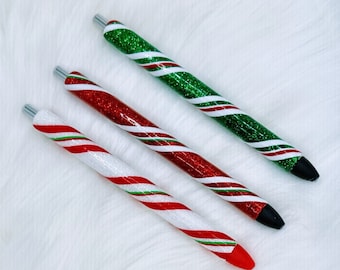 Handgemachter Candy Cane InkJoy Gelschreiber