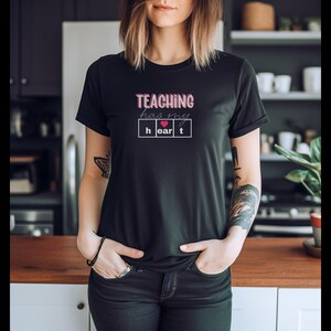 Reading Teacher Shirt Reading Specialist Gift Elementary School Intervention Teacher T-Shirt with Quote Teaching Has My Heart Phoneme TShirt