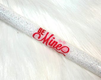 Bolígrafo de gel con purpurina InkJoy para el día de San Valentín Be Mine, bolígrafo InkJoy hecho a mano para el día del amor, bolígrafo de oficina, regalo para profesores, regalo para el día de San Valentín