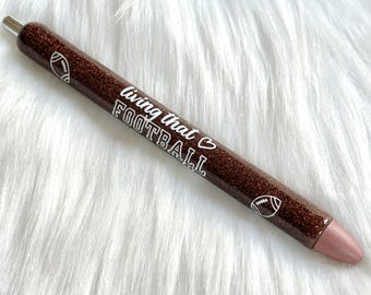 Football Mom InkJoy Gel Glitter Pen High School Football of College Football Cadeau voor de touch-down professionele voetbalfan Voetbalmoeder