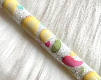 Taco Liebhaber InkJoy Gel Glitzer Stift Handgemachtes Geschenk für Freunde Mitbewohner Freundschaft Geschenk Taco PVC