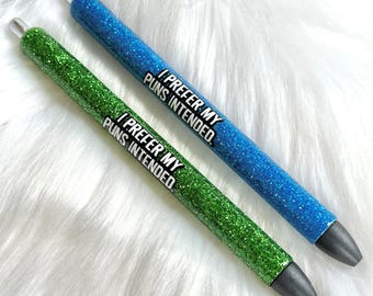 Lustiger Stift für Papa Witz Liebhaber InkJoy Gelstift Geschenk für Vater Wortspiel Liebhaber Mitarbeiter oder Mitbewohner Geschenk Too Punny to Handle Vatertag