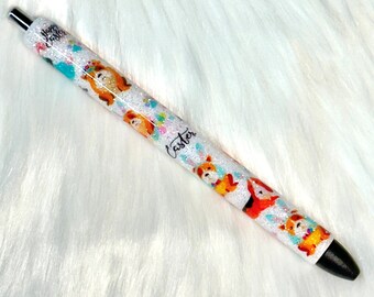InkJoy-gel glittergelpen paaspuppy's schattige paaspuppies cadeau lente schrijfcadeau paasmandvuller hondenliefhebber cadeau kamergenoot cadeau