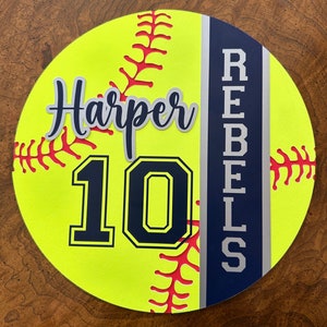 Hotel Door Signs - Softball