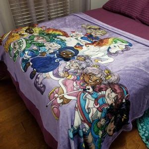 Rainbow Brite and Friends - Velvet Blanket