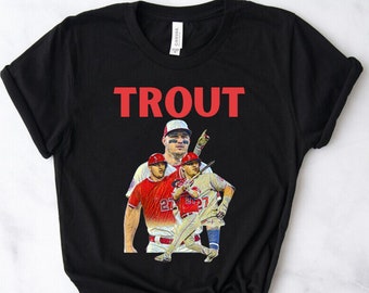 Mike Trout Shirt Los Angeles Angels Gift Tshirt for Angels Fans Mike Trout T-shirt Perfect Gift for Baseball Lovers