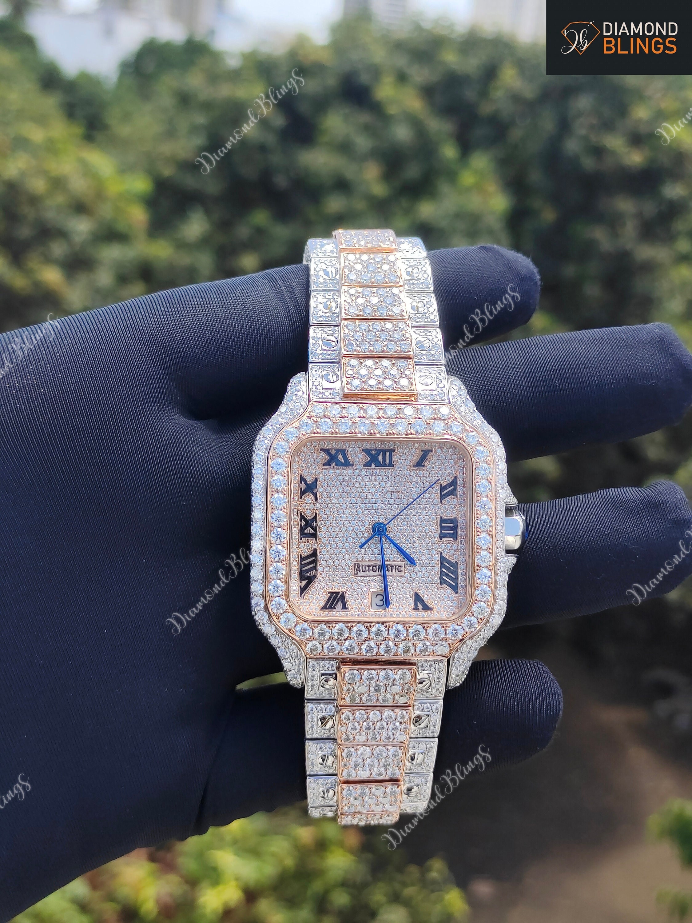 Real vvs diamond watch hotsell