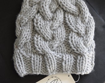 Gorro Beanie grueso Monster Cables - Gris Jaspeado