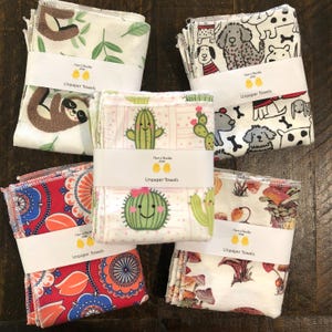 UNPAPER TOWELS - Reusable Paperless Towels | Cloth Paper Towels | Zero-Waste Paper Towels | Kitchen Towels | Eco-Friendly Unpaper Towels