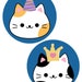 Cats in Hats - Printable Party Décor - Etsy