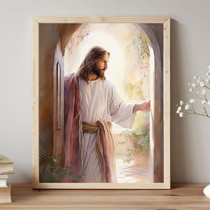 Jesus at Door Print - Etsy