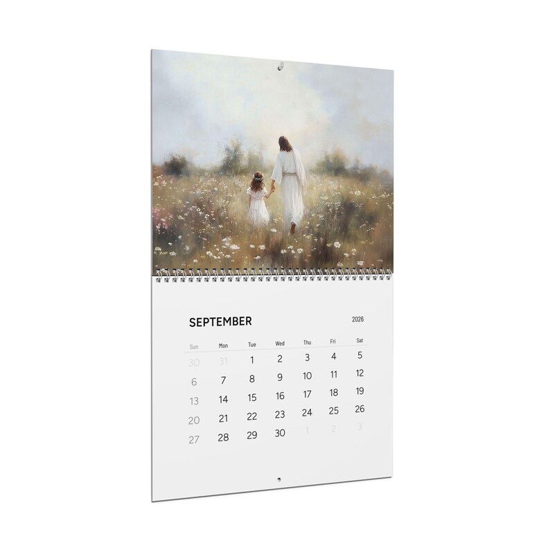 Jesus Wall Calendar 2026 | Religious Art Monthly Calendar, Christian ...