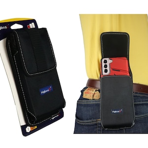 Mgbca Cell Phone Pouch For Samsung Galaxy S25 S24 S23 S22 S21, Holster Belt Clip Holder with Belt Loop, Fit With Slim-Fit or Defender Case